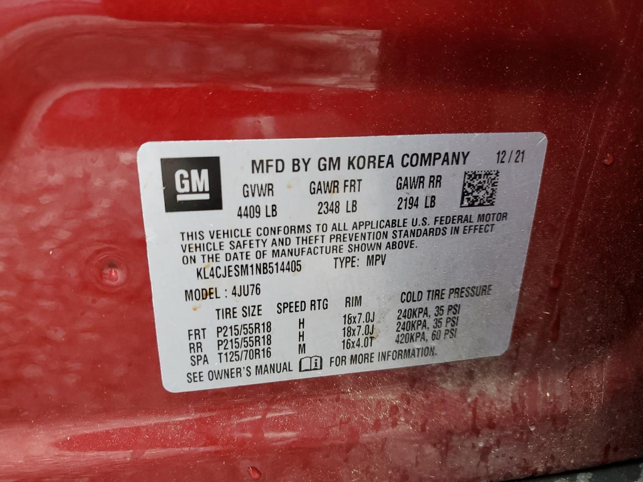 Buick Encore Preferred Image 6