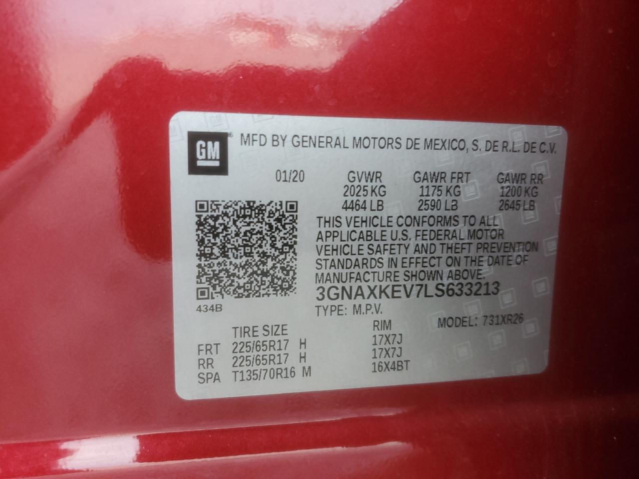 Chevrolet Equinox Lt Image 7