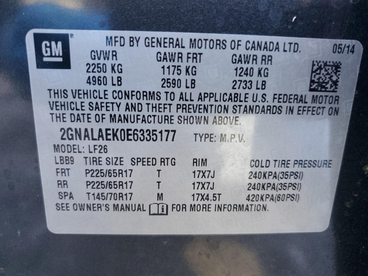 Chevrolet Equinox Ls Image 12