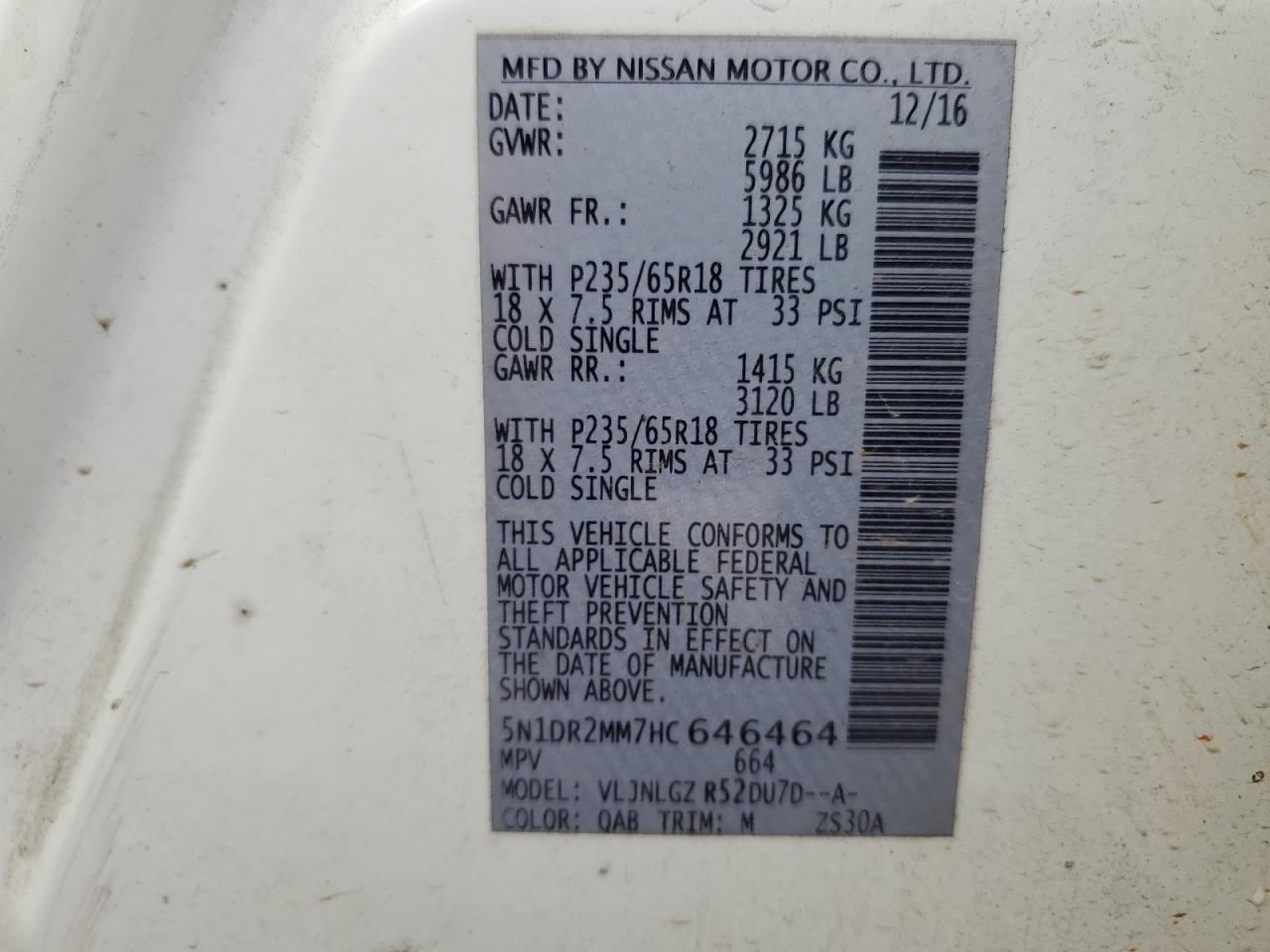 Nissan Pathfinder S Image 13