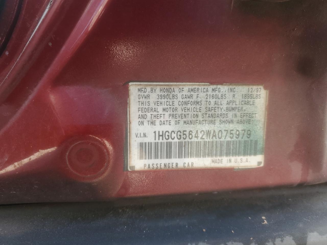 Honda Accord Lx Image 6