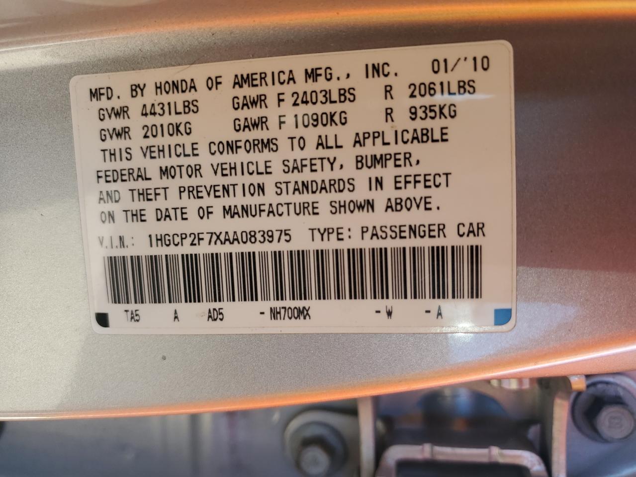 Honda Accord Ex Image 12