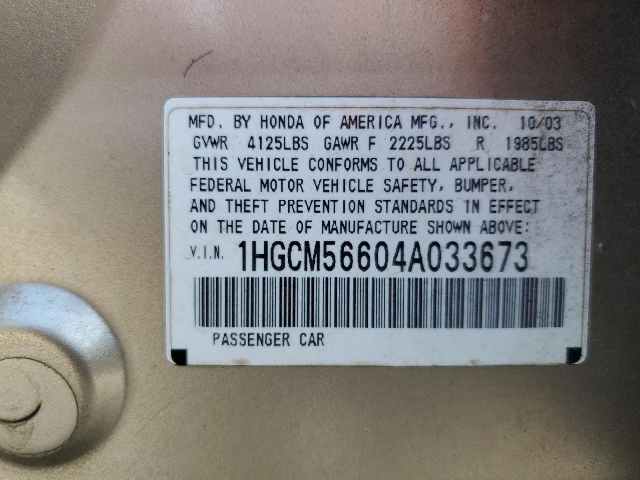 Honda Accord Ex Image 6