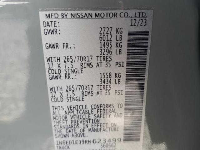 Nissan Frontier S Image 2