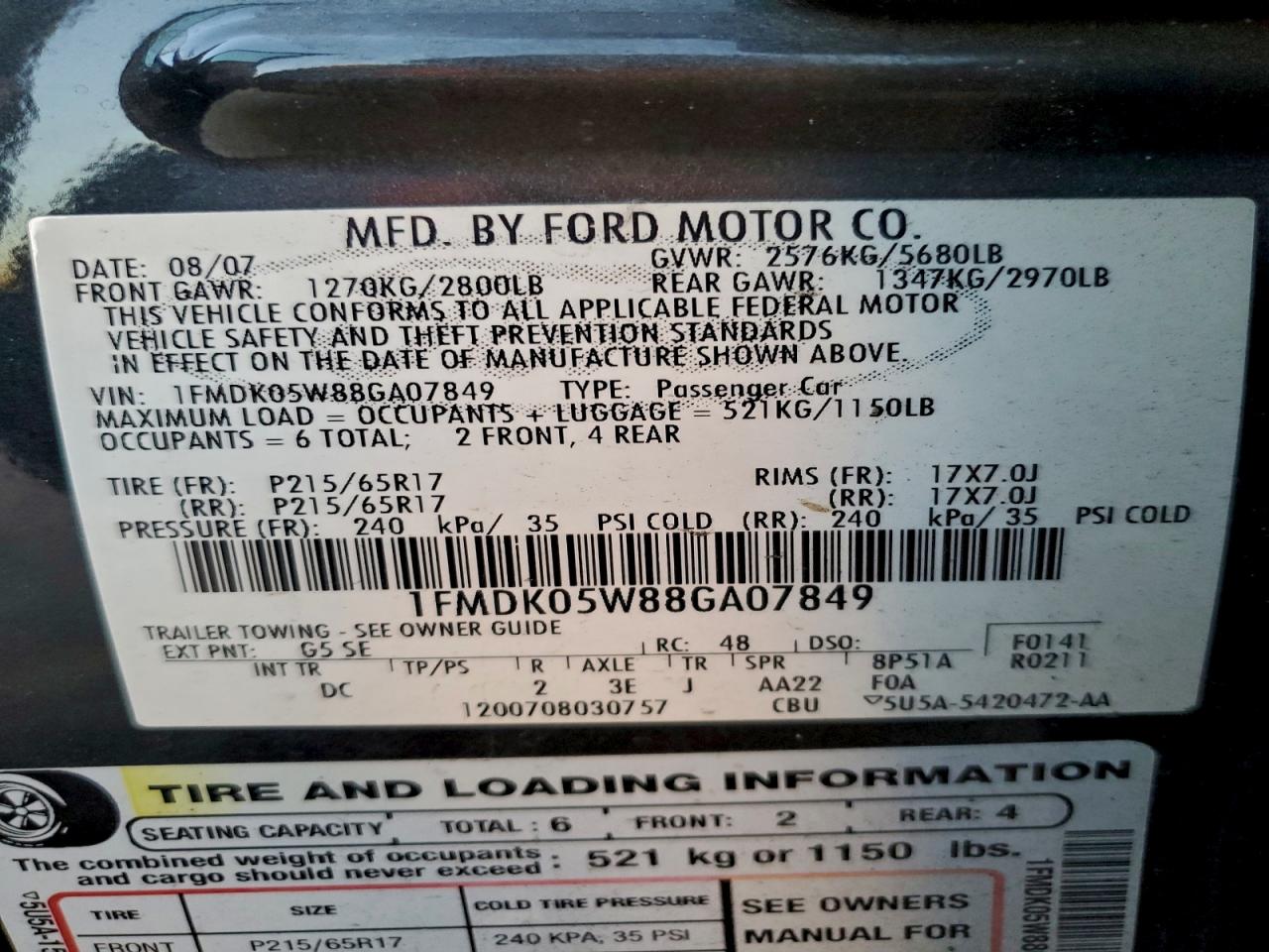 Ford Taurus Sel Image 12