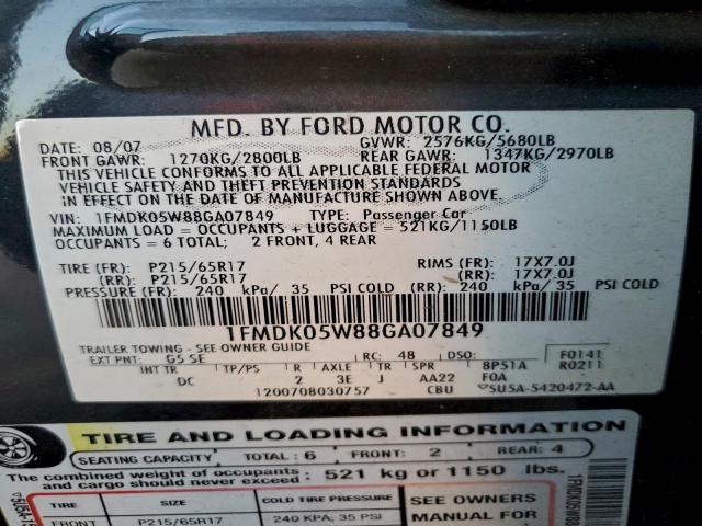 Ford Taurus Sel Image 12