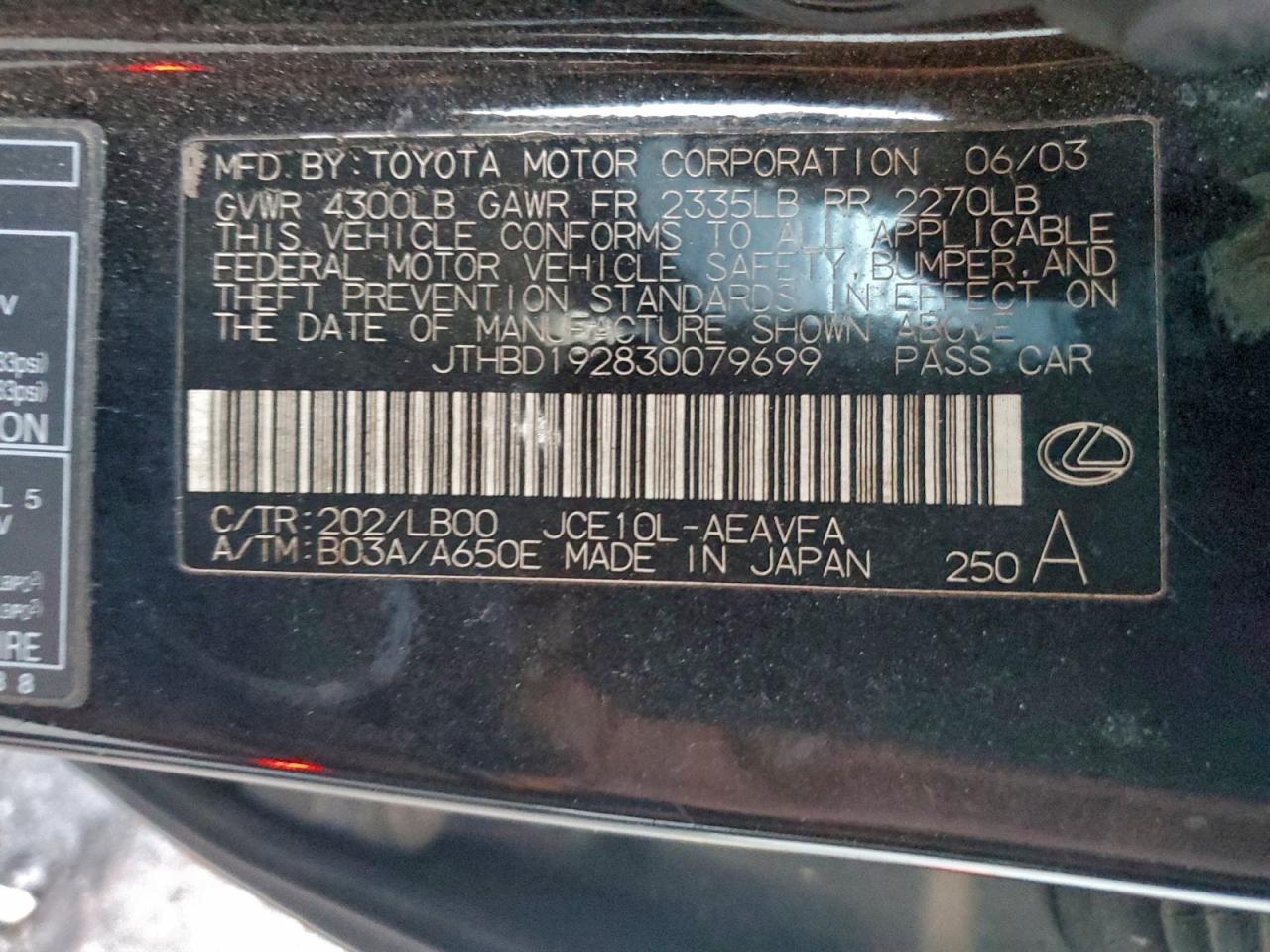 Lexus Is 300 Image 7